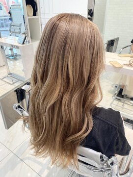 ヘアーアンドメイク ニューヨークニューヨーク 姫路店(Hair&Make NYNY) ミルクティーカラー