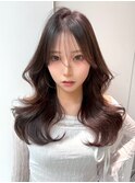 オリーブグレー/ショート/前髪/レイヤー/髪質改善/縮毛矯正/天神