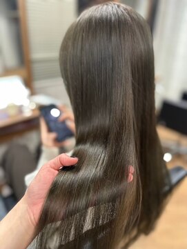 ビス リアン 川口店(Vis lien) 20代30代40代髪質改善カラーアッシュベージュ艶感ストレート