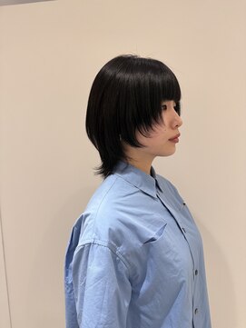エアー 横浜(AIR) 【湯田】顔まわりレイヤーウルフカット