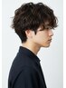 【平日限定】 men'sカット+パーマ+スパシャンプー