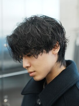 フィフス 渋谷(fifth) 渋谷無造作パーマシャドウパーマフェザーパーマセンターパート