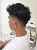 メンズショート/ショートハーパー/刈り上げ