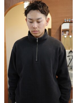 エディ(Edy) メンズ刈り上げツイストスパイラルパーマスパイキーショート岡山