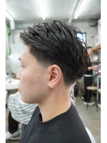 チルチェア ノースエリア 高円寺店(CHILL CHAIR north area.)&nbsp;テーパーフェード×ルーズバックスタイル<高円寺/バーバー>