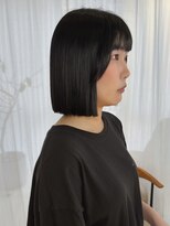 ガリカ 博多(Gallica) <ゲスト>ツヤブラックボブ、黒髪カラーと相性◎
