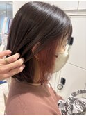 ワンホンレイヤー/ミルクティーブロンド/ダークブルー/平塚