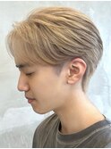 横浜西口フェザーパーマシャドウパーマセンターパートウルフ緩め