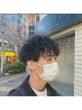 ビアンコカーロ 用賀店(Bianco caro) 波落ちサーフカール/サーフカールパーマ/刈り上げショート
