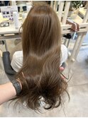 ブリーチなし透明感カラー ミルクティーベージュ TOMOKI