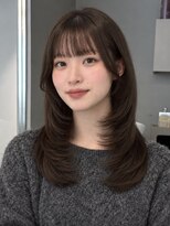 トリッカ シブヤ(TRICCA SHIBUYA)&nbsp;モカブラウン/レイヤーカット/似合わせ前髪/