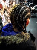 キッズダンサー　コーンロウ