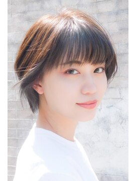 ヨファ ヘアー 芦屋店(YOFA hair) ナチュラルショートボブ