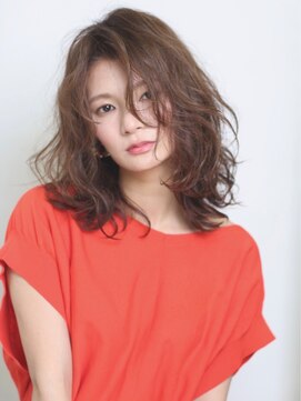 エムスラッシュ アヴェダ 自由が丘(M.SLASH AVEDA) 【M.SLASH】抜け感パーマスタイル【自由が丘】