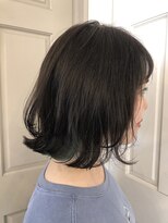 ロンドアベニール 北千住(Lond avenir)&nbsp;namie  グレーアッシュインインナーカラーグリーン