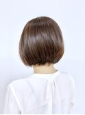大人かわいい/小顔/ひし型/ショートボブ/30代40代50代/ミニボブ