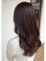 アン たまプラーザ(un) ヌーディピンクカラー【たまプラーザ髪質改善オージュアサロン】