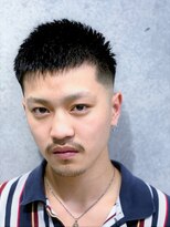 ガズル ハラジュク(GUZZLE HARAJUKU)&nbsp;スキンフェードカット　スパイキー　ベリーショート　クロップ