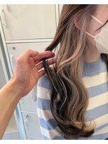 アクト 十条店(ACT)&nbsp;ミルクティーベージュ×グレージュ　インナーカラー