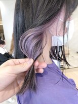 パーク(PAAQ)&nbsp;【PAAQ田中智大】インナーカラー×パープル