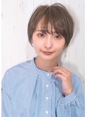 丸みショート/20代/30代/40代/ショートスタイル/小顔補正