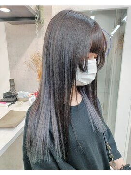 パープル(purple) インナーホワイトシルバー