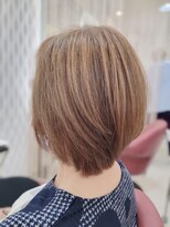 クオリス 赤塚店(QUALIS) 30代40代50代◎大人ナチュラルボブ/ブリーチなし/ハイライト