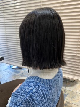 ネオリーブアオバ 高田馬場店(Neolive aoba) 切りっぱなしボブ×グレージュ