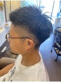 清潔感◎メンズのベリーショート
