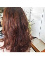 ヘアーアコット(hair acotto)&nbsp;ゆるふわ。ロング。パープルブラウン