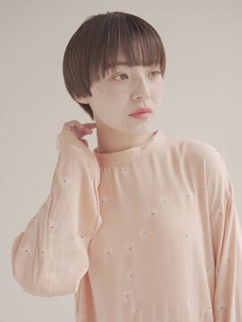 ムク 甲府(muku.) 前髪/小顔に見せるヘア/ココアベージュ/オリーブグレー[甲府駅]