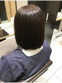 《髪質改善》髪質改善トリートメントでツヤツヤボブ