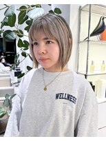 ステア ケース(stair case)&nbsp;ミルクティーブロンド　地毛残し　30代40代　bob