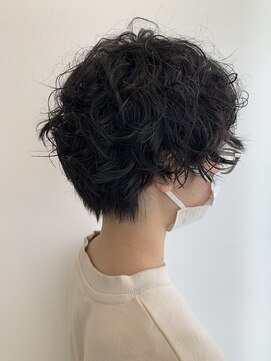 エバーグリーン(ever Green) マッシュショート×パーマ