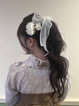 ソイルアヴェダ(Soil AVEDA) 卒業式ポニーテールアレンジ