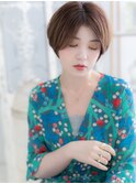 センターパートプレミアムケアカラー大人ボブh3越谷20代30代40代