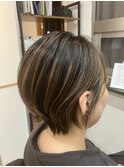 ショート/細めハイライト/20代30代40代