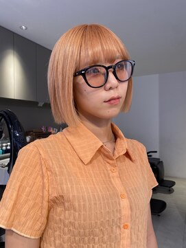 ナループロアツム(Nalu pu loa Tsum) オレンジカラー/ブリーチカラー/ダブルカラー/暖色カラー