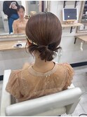 カチモリヘア 結婚式ヘア