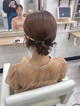 プティクローシェ バイ クオーレ(petite cloche by CUORE) カチモリヘア 結婚式ヘア