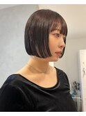 前上がりボブボブミニボブショートボブ