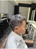 メンズ刈り上げ・シルバー