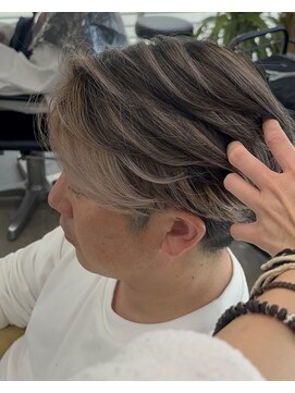 エガオ 藤沢店(EGAO) 【メンズ海外風ハイライト】