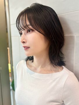 くびれボブ　レイヤーボブ　外ハネボブ　大人ボブ　20代30代40代