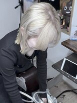 ブレイズヘアー(BLAZEhair)&nbsp;【極上のツヤ】ホワイトミルクティ×ブリーチ３回