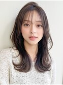 モテ髪20代30代40代◎愛されくびれヘアアプリコットオレンジ