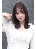 髪質改善サラサラ大人ガーリー韓国ミディアムAライン横浜