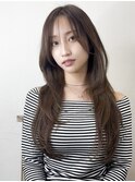 レイヤーカット　韓国ヘア