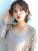 ショートくびれヘアアプリコットオレンジ20代30代40代50代
