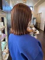 オブジェ ナチュレ(OBJE’T nature) ミディアムハイライト×艶髪